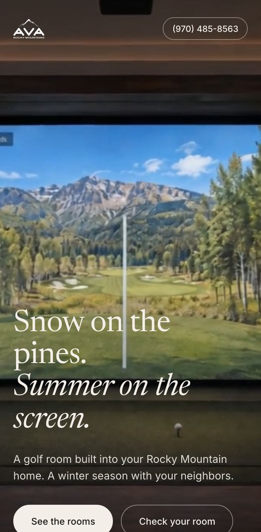 The same site on a phone