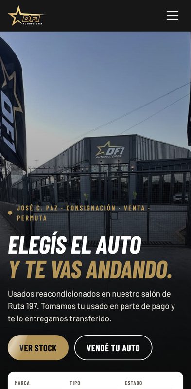 DF1 Automotores en el celular